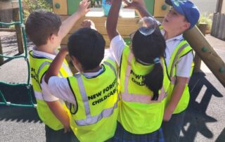 St Marys Children outside